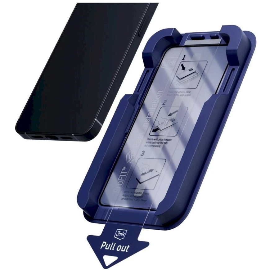 3mk Hardglass Max Privacy Klaas koos aplikatsiooniga iPhone 18 Pro Max jaoks – 4