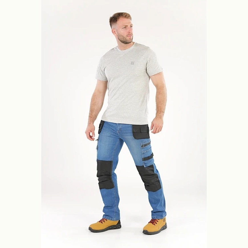 Yato COLLECTION WORK PANTS STRETCH JEANS DARK BLUE SIZE. XL – 3