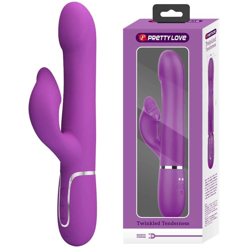 PRETTY LOVE - Falin Lilla, 7 vibratsiooni funktsiooni 4 veeremise funktsiooni Mälufunktsioon – 4