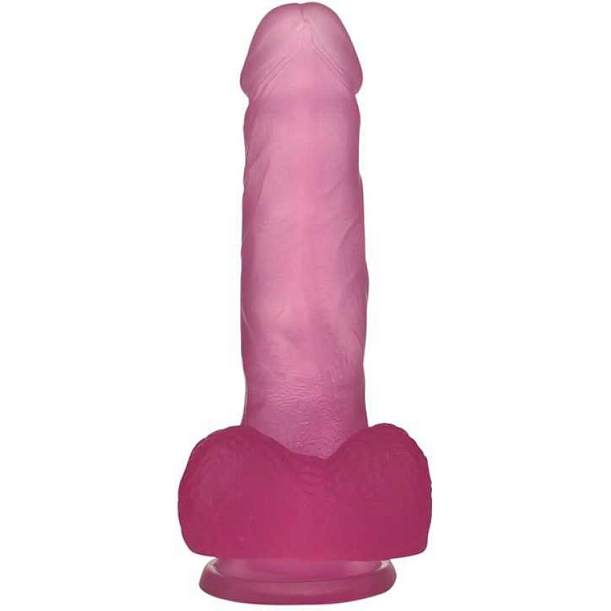BAILE Imukupe Dildo, realistinen, tukeva penis, 19 cm – 4