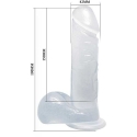 BAILE Imikupe Dildo, realistlik, jäik peenis, 19 cm BAILE Imikupe Dildo, realistlik, jäik peenis, 19 cm