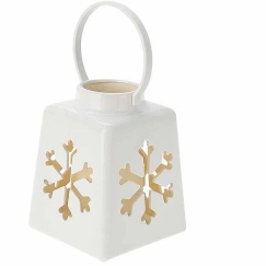 Mājokļa stila kolekcija Ziemassvētku lukturis ar LED sveci, 14 cm