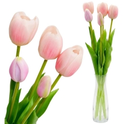 Saska Garden Rožiniai tulpių žiedai 39 cm dekoracija