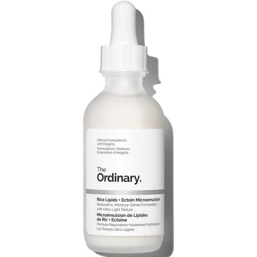The Ordinary Rice Lipids + Ectoin Microemulsion Увлажняющая эмульсия для лица, 60 мл