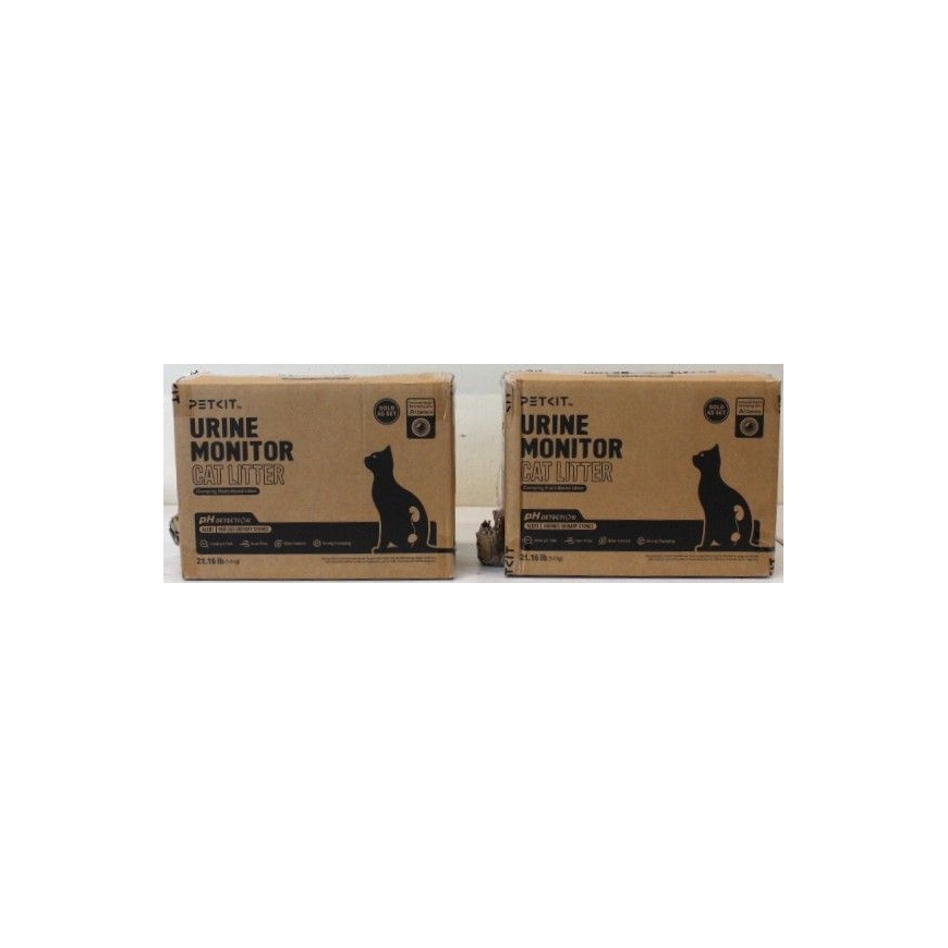 SALE OUT. | Urine Monitor Cat Litter, 4 bags | DAMAGED PACKAGING, MISSING 1 BAG