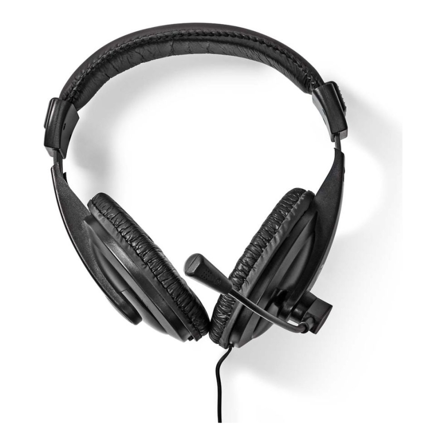 Nedis On-ear austinas ar mikrofonu melnas CHST210BK (5412810415373)