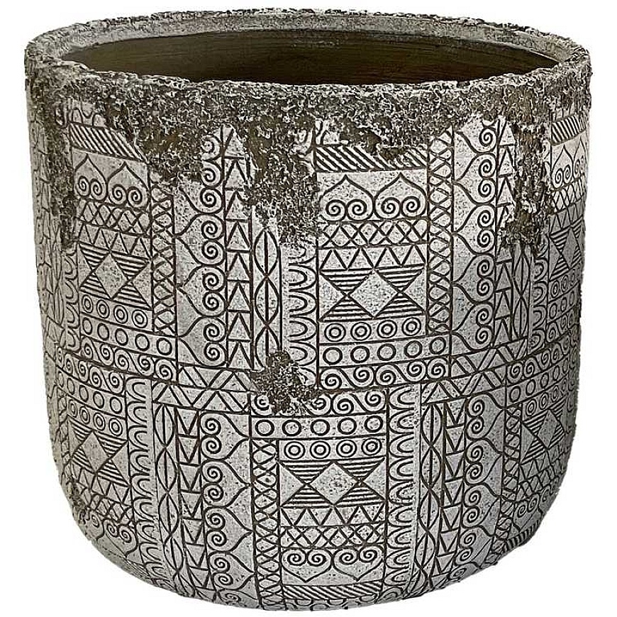 Home4You Gėlių vazonas „SUNNY ISLA“, D43xH42 cm, smėlio spalvos