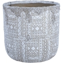 Home4You Ziedu podi "SUNNY ISLA", D43xH42 cm, smilšu krāsā Home4You Ziedu podi "SUNNY ISLA", D43xH42 cm, smilšu krāsā