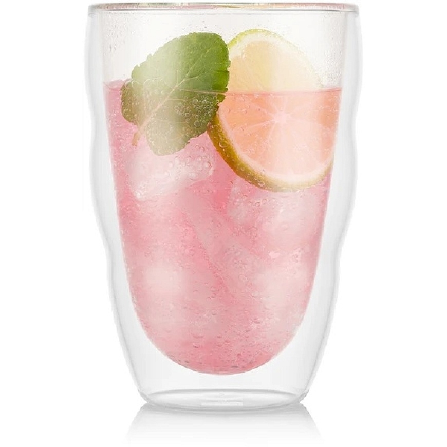 Bodum Pilatus Dubultās sienas glāzes 350 ml 2 gab. Caurspīdīgas – 3