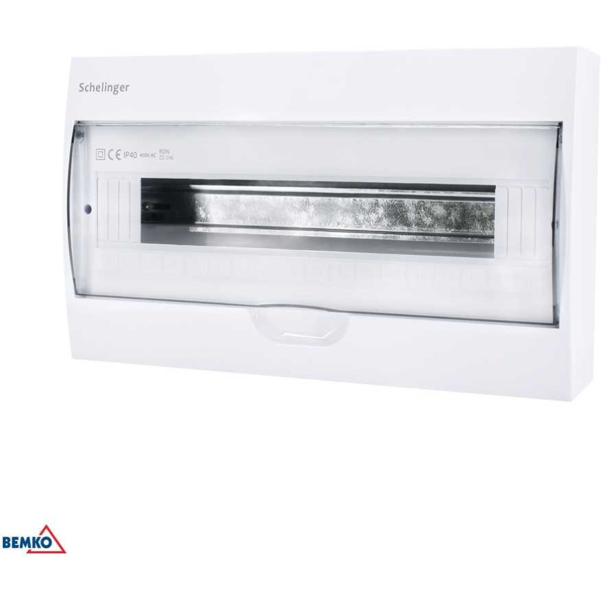 Schelinger Наружная распределительная коробка IP40 ЗАЖИМЫ 18N+18PE 1x18P – 2