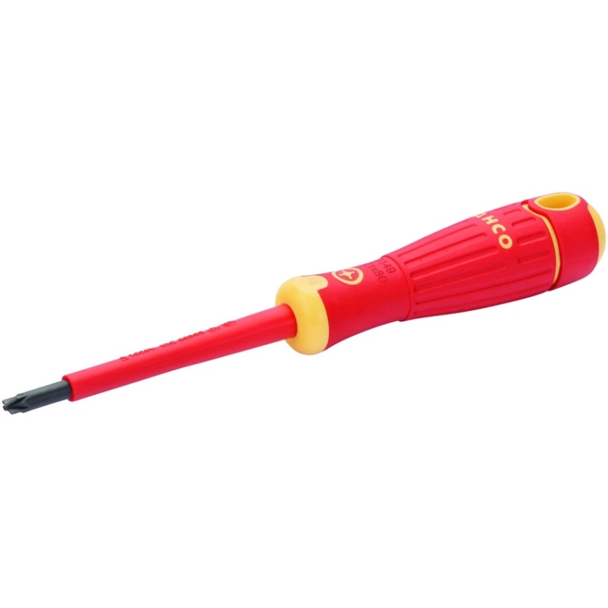 Isolated 1000V screwdriver BahcoFit Combi SL5.0xPZ1x80mm 1000V VDE