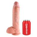 Pipedream „King Cock“ bumbiņas 10 collu 26,7 cm Pipedream „King Cock“ bumbiņas 10 collu 26,7 cm