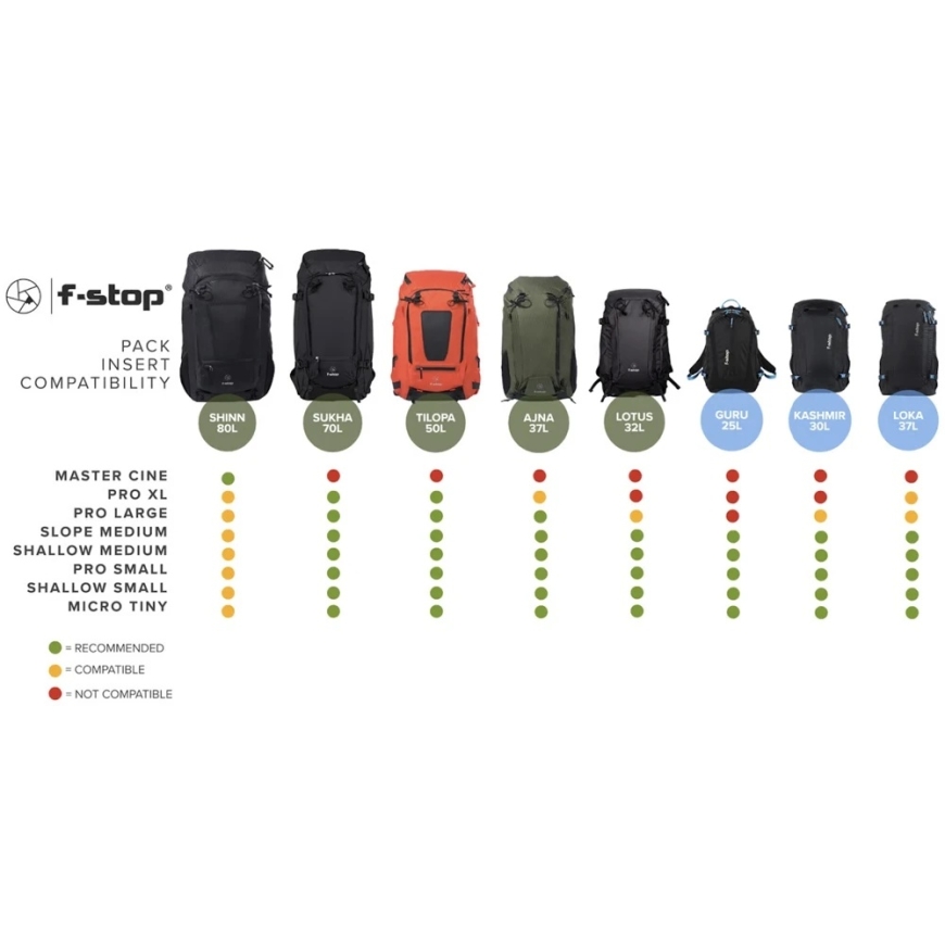 Camera Backpack - F-STOP Lotus Anthracite Black