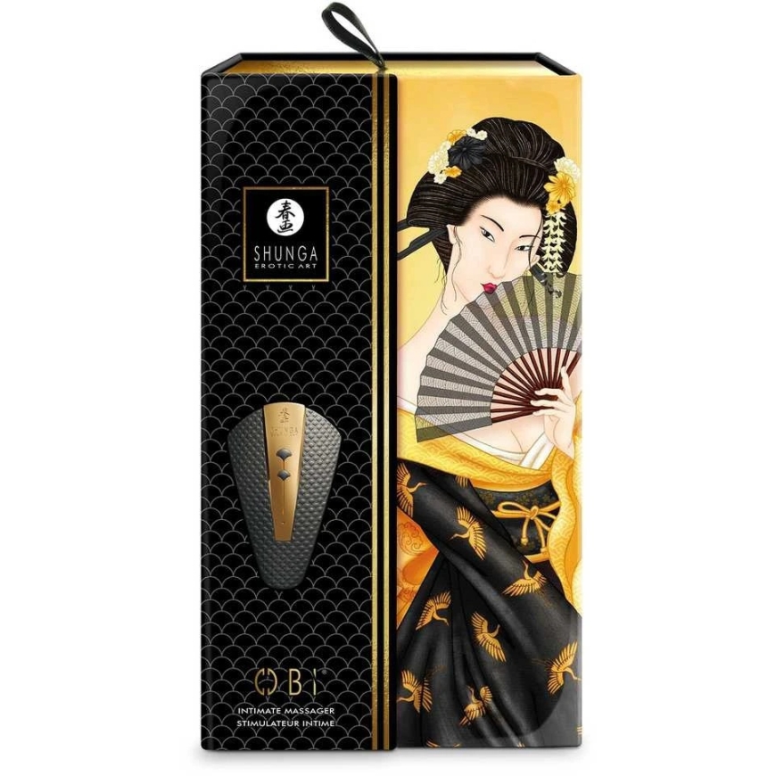 Shunga - Obi Intimate Massager Juodas – 2