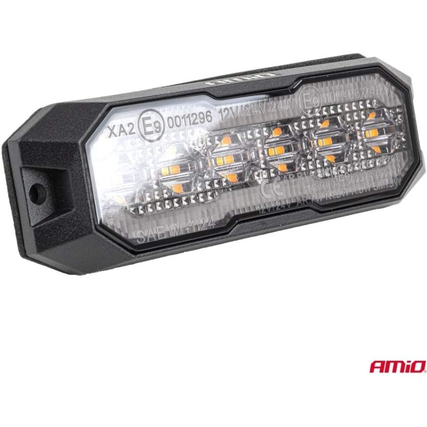 LED-varoitusvalon merkkivalolla R65 R148 12V/24V 24W AMIO-04861 – 5
