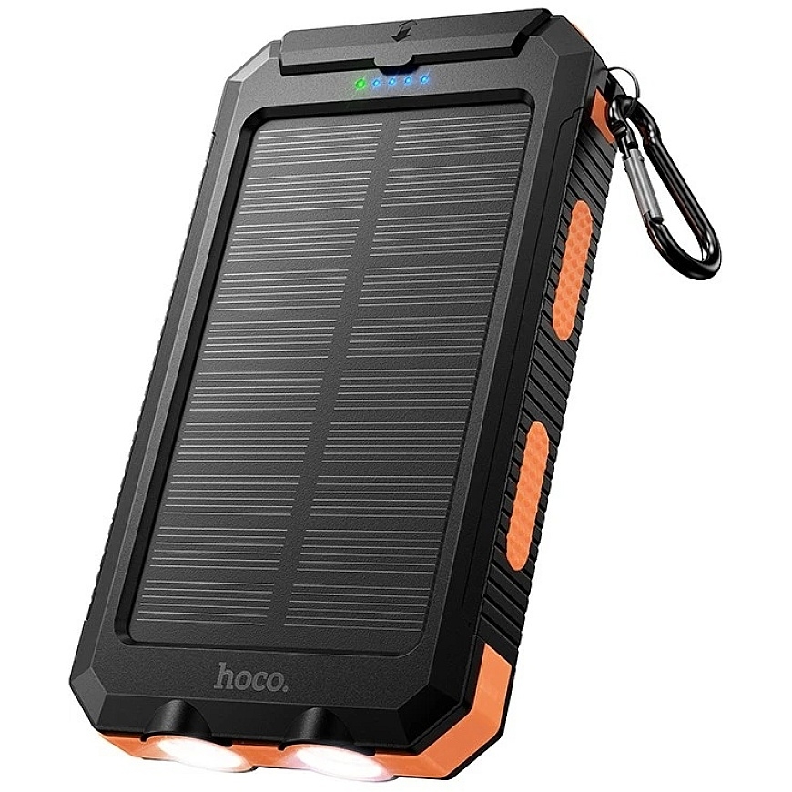 Ulkoakku Power Bank Hoco J164 Solar 10W 8000mAh musta