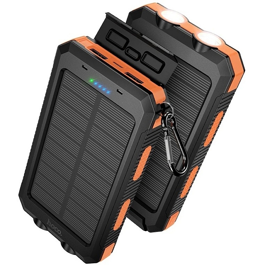 External battery Power Bank Hoco J164 Solar 10W 8000mAh black – 2