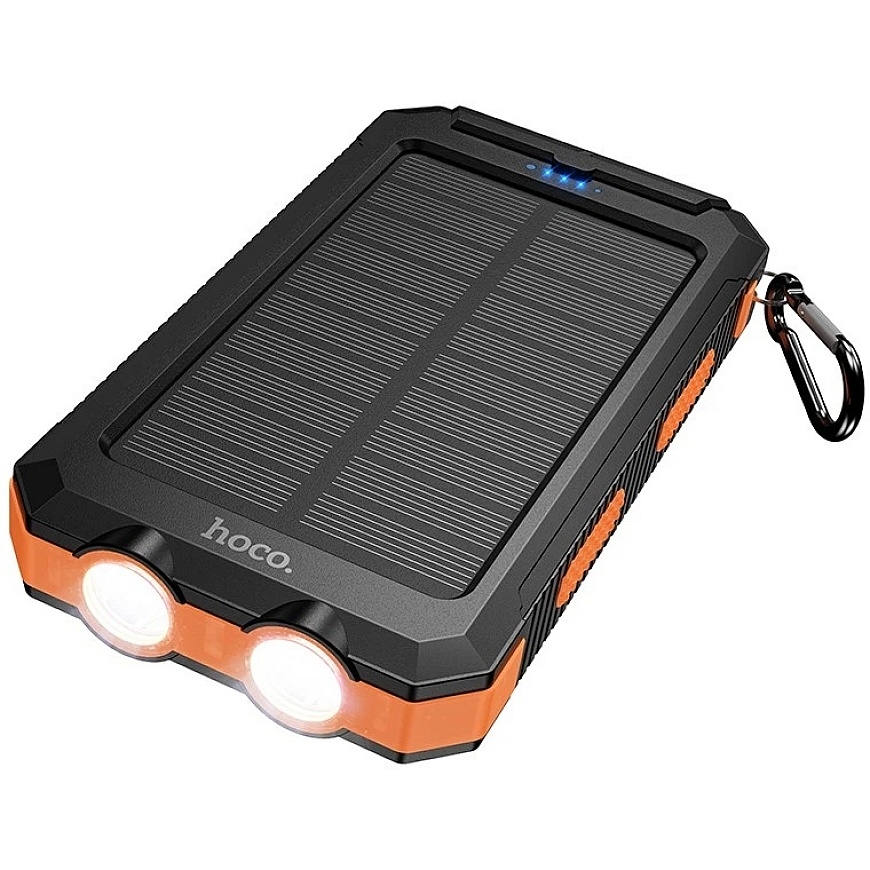 External battery Power Bank Hoco J164 Solar 10W 8000mAh black – 3