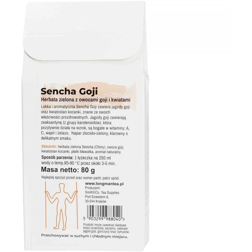 Long Man Tea Long Man arbata - Sencha Goji - Biri arbata - 80g – 4