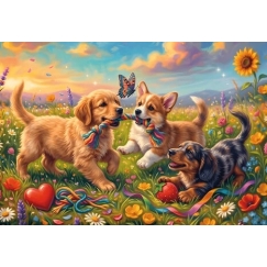 PUZZLE 400 FlamingoByTrefl Koertera aventuras 11213