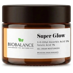 Bio Balance Super Glow Vaalentava Ryppyjä Vastaava Päivä- ja Ilta-geeli-Kerma Kasvoille, 50 ml