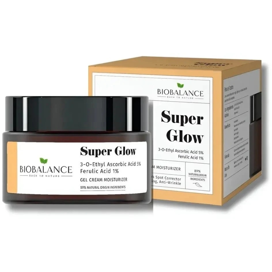 Bio Balance Super Glow Brightening Anti-Wrinkle Day and Night Gel-Cream for Face, 50 ml – 2