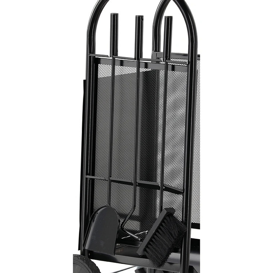 Toya Sa Poland Malkų stovas su židinio aksesuarais / vežimėlis iki 20 kg | 810 x 420 x 360 mm (33330) – 4