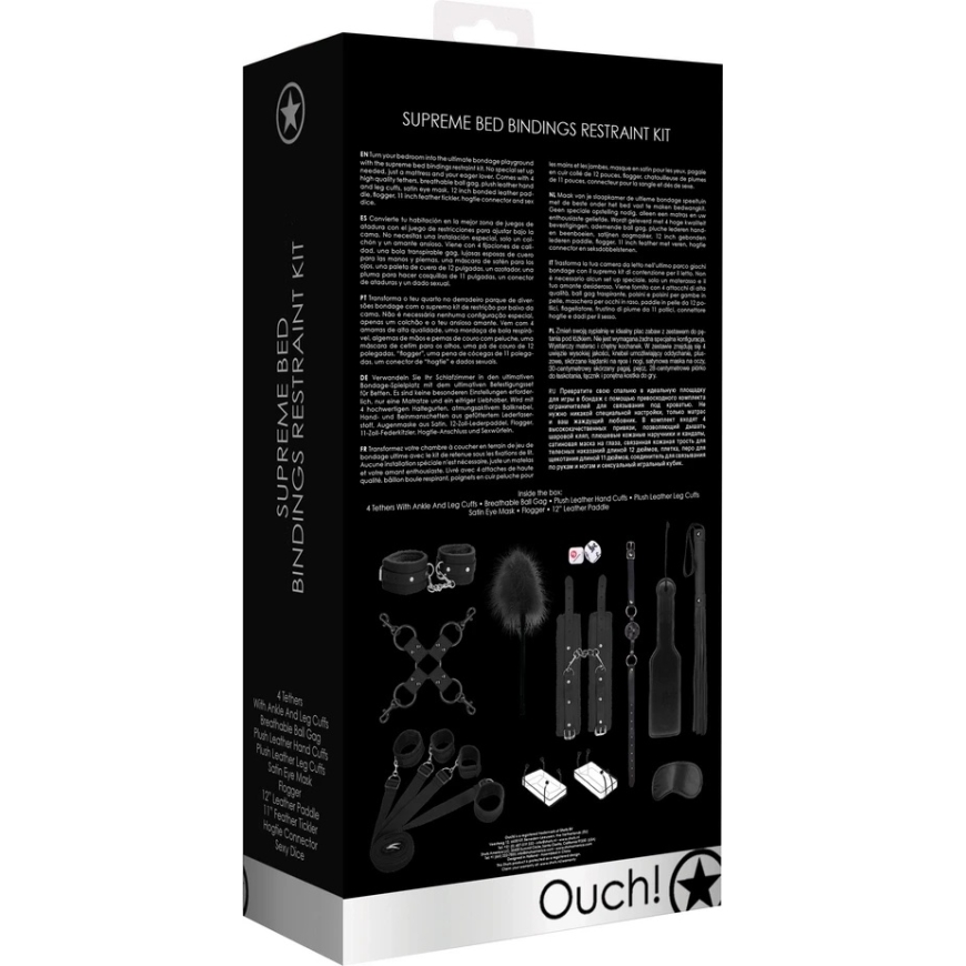 Ouch By Shots "Supreme" bed sheet protection set – 2