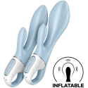 SATISFYER AIR PUMP BUNNY 1 GAIŠI ZILS SATISFYER AIR PUMP BUNNY 1 GAIŠI ZILS