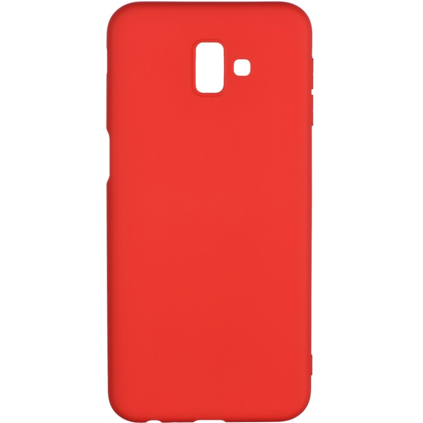 Samsung J6 Plus silikono dėklas raudonas