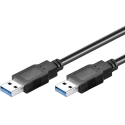 Кабель USB Goobay USB-A - USB-A 1,8 м Черный (93928) Кабель USB Goobay USB-A - USB-A 1,8 м Черный (93928)