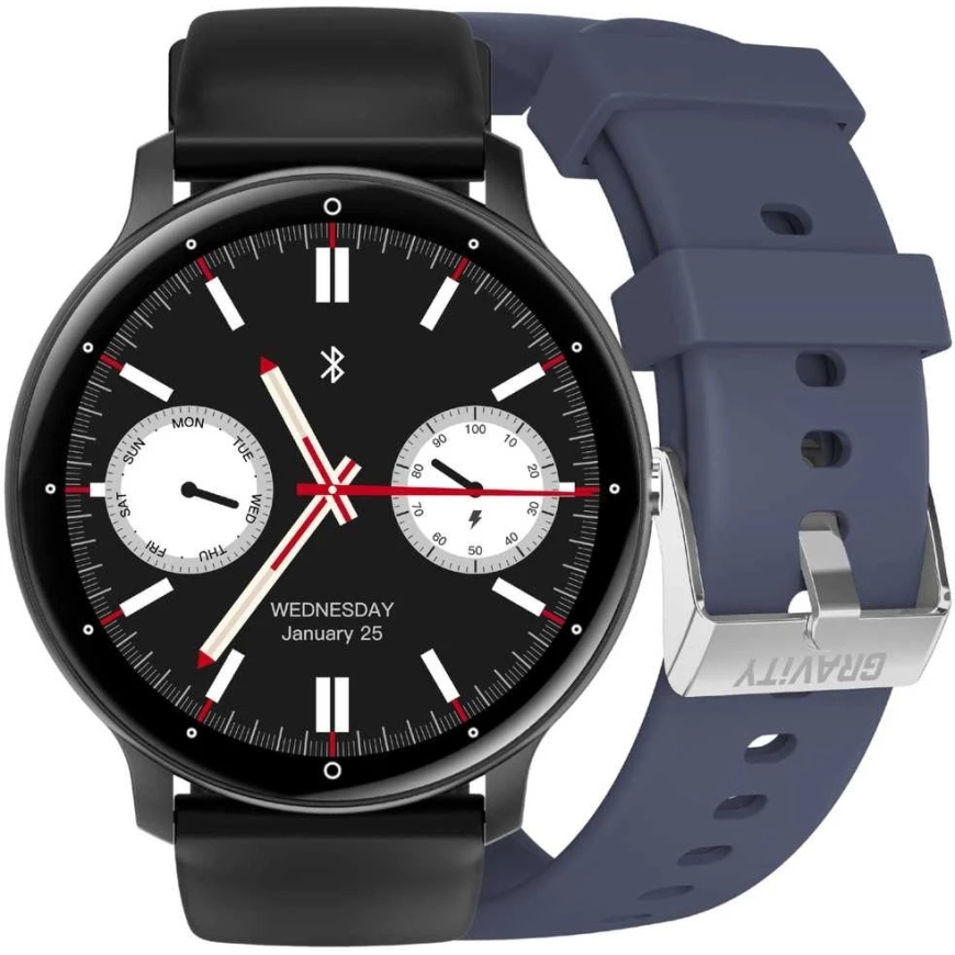 Išmanusis laikrodis UNISEX GRAVITY GT1-1 PRO - BLUETOOTH RYŠYS, PAPILDOMAS PRAŽAS (sg027a) – 3