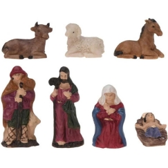 Jõuluehe Jõuludekuubiku figuurid 7 tk 6,5 cm