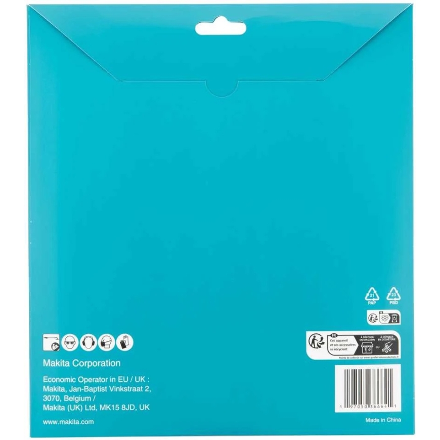 Makita Seinä tasoitteen hiomaverkko (5 kpl), φ225mm, A80 D-82214 DSL801 – 5