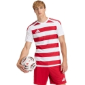 Meeste t-särk adidas Hooped 26 Jersey valge ja punane KF3388 (XL) Meeste t-särk adidas Hooped 26 Jersey valge ja punane KF3388 (XL)