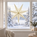 Kaleidoscope Decoration Edelman Decorative Hanging Star Paper FSC 18x45 cm 7 Rays MICA Ecru Kaleidoscope Decoration Edelman Decorative Hanging Star Paper FSC 18x45 cm 7 Rays MICA Ecru