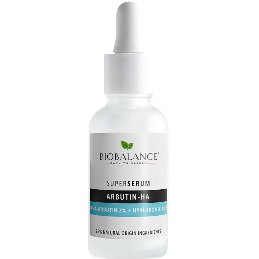 Bio Balance Arbutin-HA päevane ja öine seerum näole pigmentatsiooni vastu, 30 ml – 2