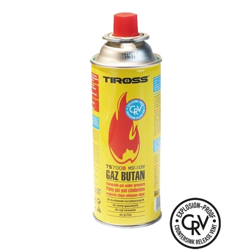 Butaagigaasi silinder Tiross TS-700, 227 g.