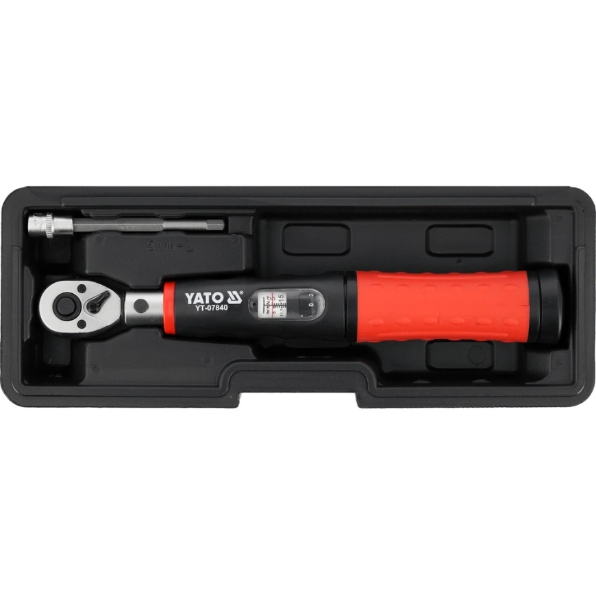 Yato Toya Sa Poland Torque Wrench Set | 6.3 mm (1/4") | 5–25 Nm | 11 pcs. (YT-07840) – 2