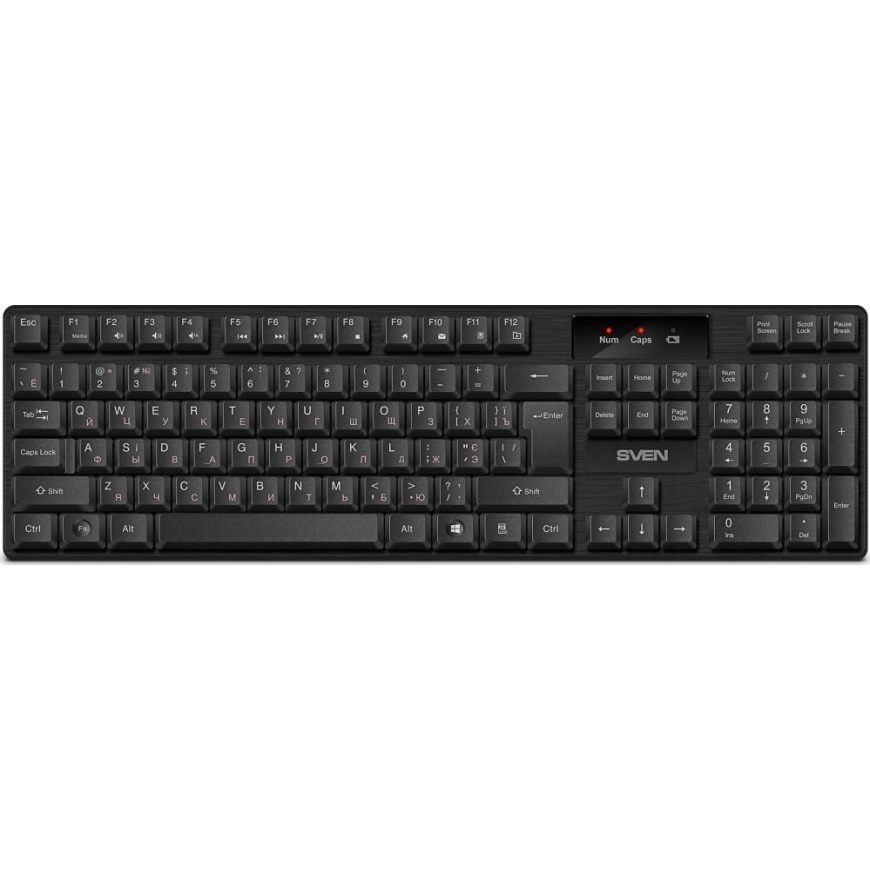 Traadita klaviatuur KB-C2300W (2,4 GHz 104 klahvi) SV-021474 (6438162021474)