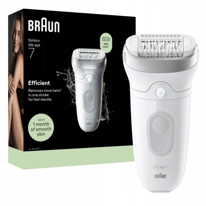 Braun SE7-000 Valkoinen/Hopea
