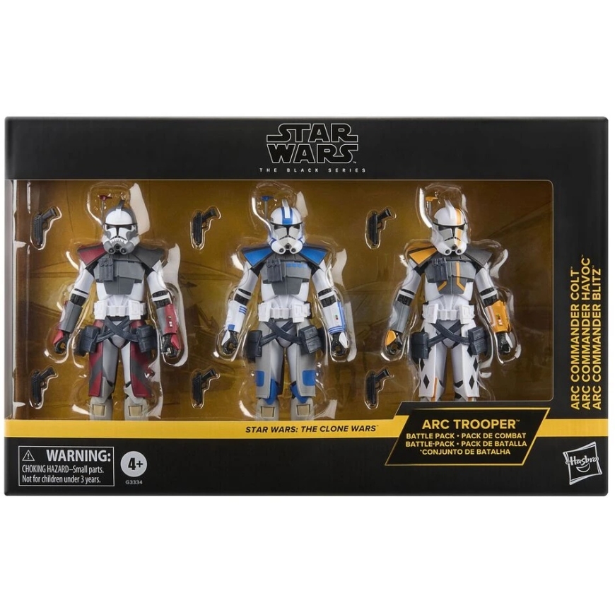 Hasbro Star Wars The Juodas Series Star Wars The Clone Wars набор 3 фигуры 15 см
