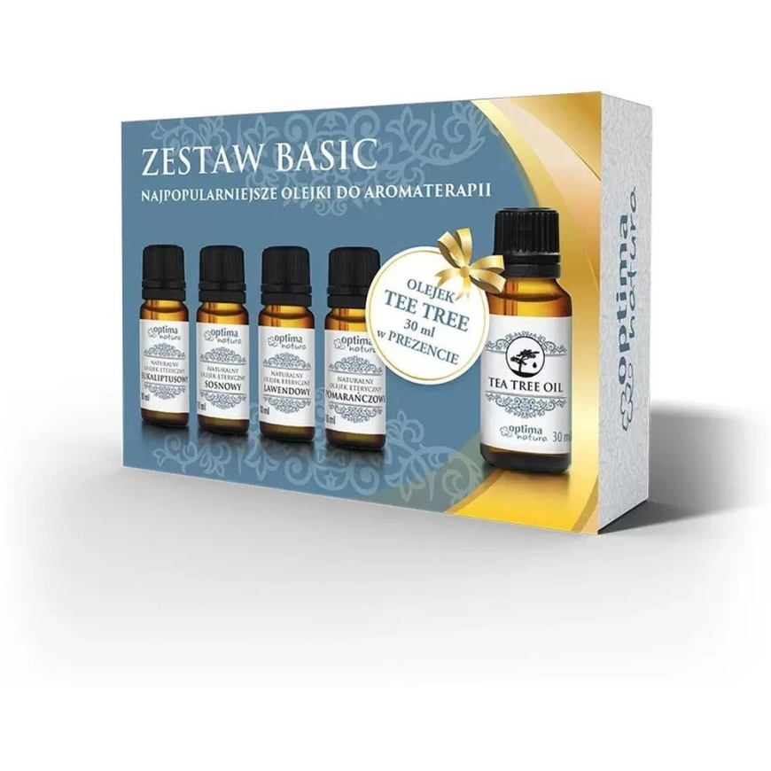 Optima Natura Galvenais komplekts Eikalipta ēteriskā eļļa 10ml + Priežu ēteriskā eļļa 10ml + Lavandas ēteriskā eļļa 10ml + Apels – 2