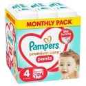 Pampers Pants, aktiivsed aluspüksid, 4. suurus, 9-15 kg, 124 tk. 80894763 (8006530315852)