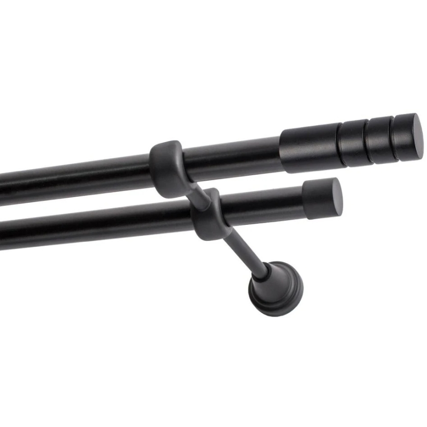 Decastyl Double Curtain Rod FI 19 mm Black 400 cm TECHNO KOWALSKI – 2