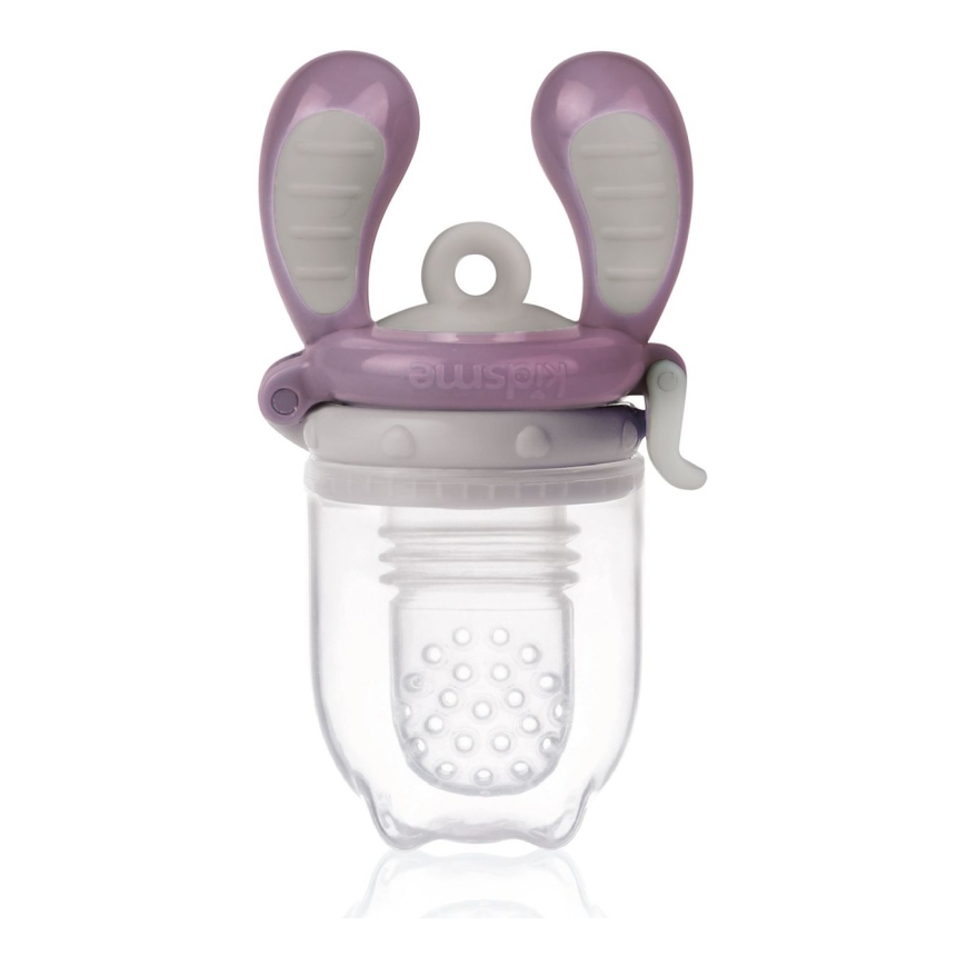 Naujiena! Akcija! Kidsme Food Feeder vaiko maitinimo įrenginys kietiems produktams (vidutinio dydžio) Plum nuo 4 mėn. 160350PL