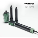 Устройство для укладки волос 1500W, черный/зеленый, HAS-R15BLDC-BK4 HEINNER Устройство для укладки волос 1500W, черный/зеленый, HAS-R15BLDC-BK4 HEINNER