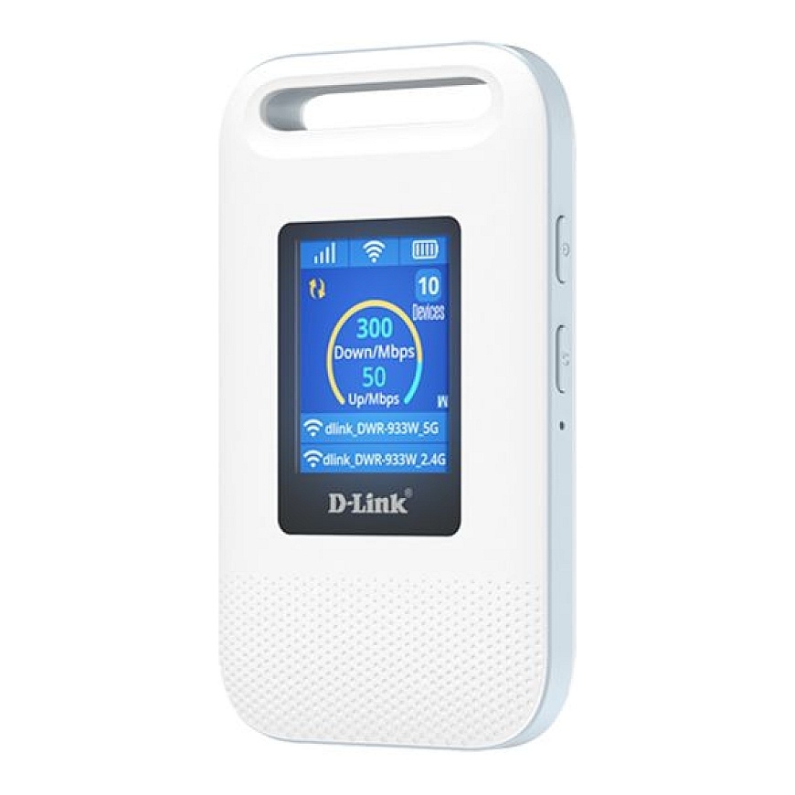 4G LTE+ AX600 Wi-Fi 6 Mobile Hotspot | DWR-933W | 802.11ax | Mesh Support No | MU-MiMO No | 4G