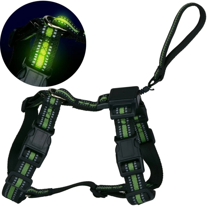 Dog Harnesses with Reflective Strip 44-57CM Medium with Leash 438030 – 2