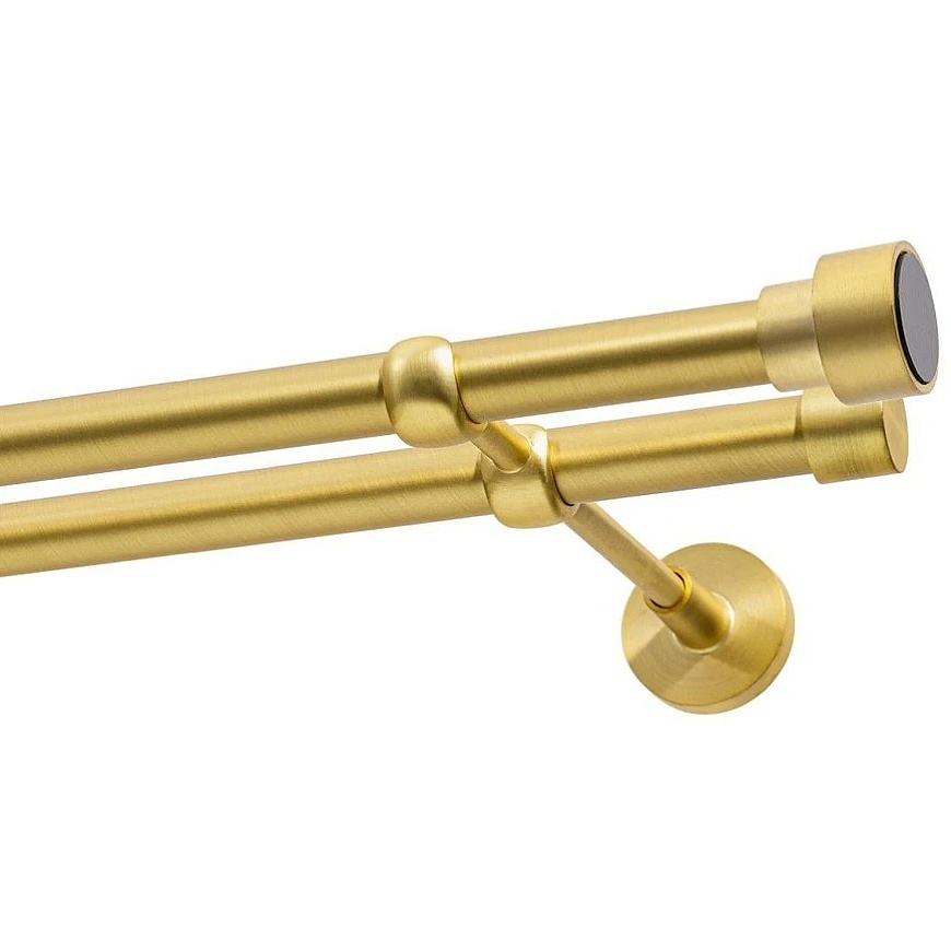 Decastyl Topeltkardin FI 19 mm messingist satiin 200 cm SLICK KOWALSKI – 2